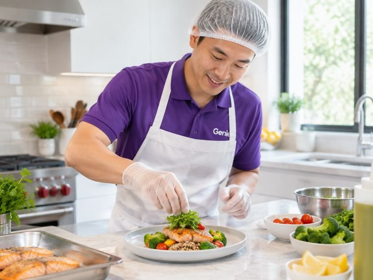 Personal chef & meal prep guide: restaurant-quality food at home, without the work — Genie