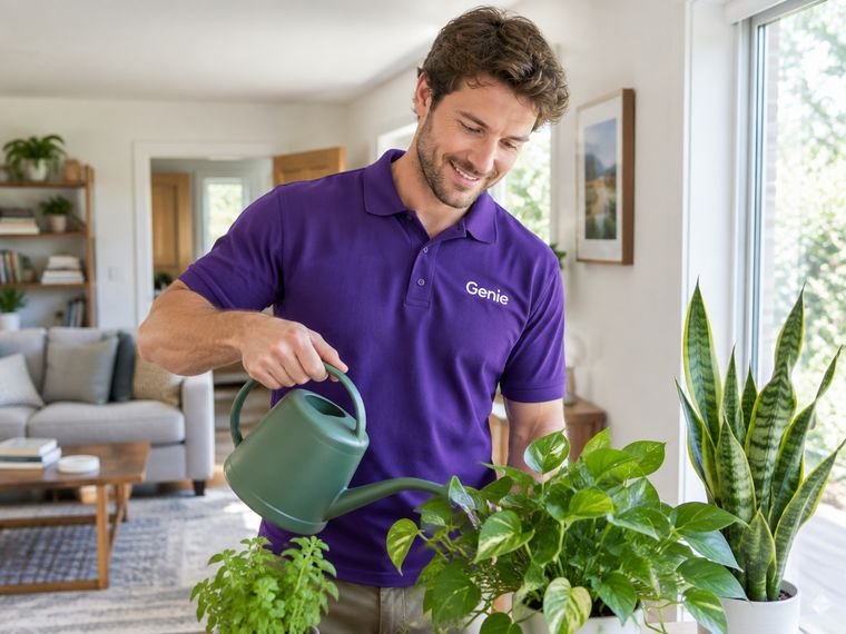 Home & house sitting — a vetted, background-checked Genie pro
