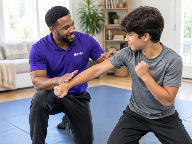 Self-defense & martial arts — a vetted, background-checked Genie pro