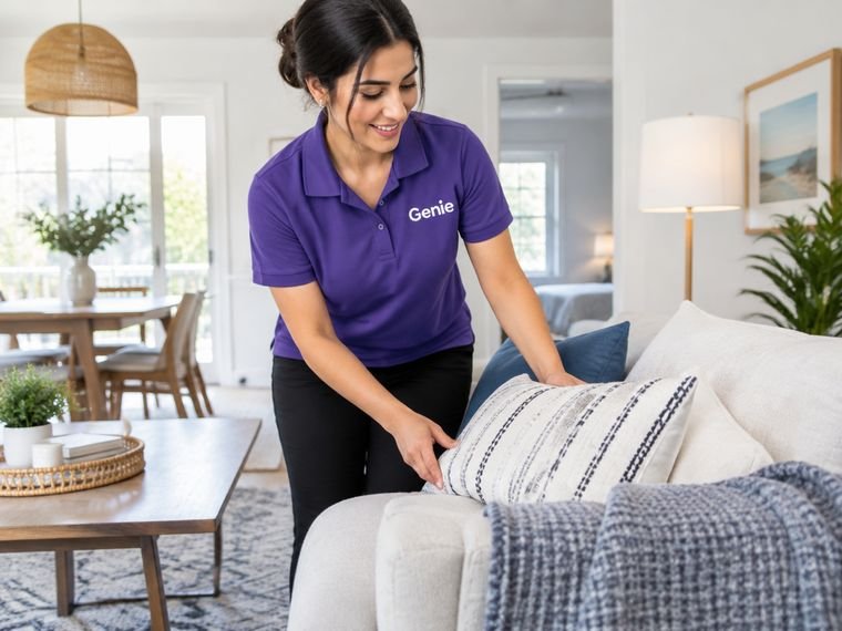 Airbnb turnover by a vetted Genie pro