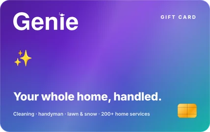 Genie gift card design