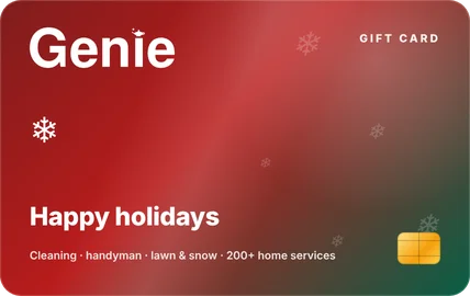 Holidays gift card design