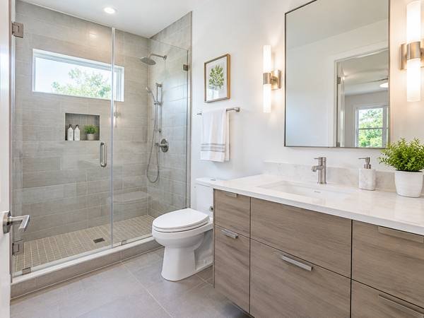 Bathroom remodel — a vetted, background-checked Genie pro