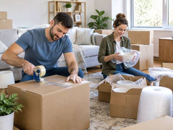 Two weeks out: utilities, address and logistics — a vetted Genie pro at work